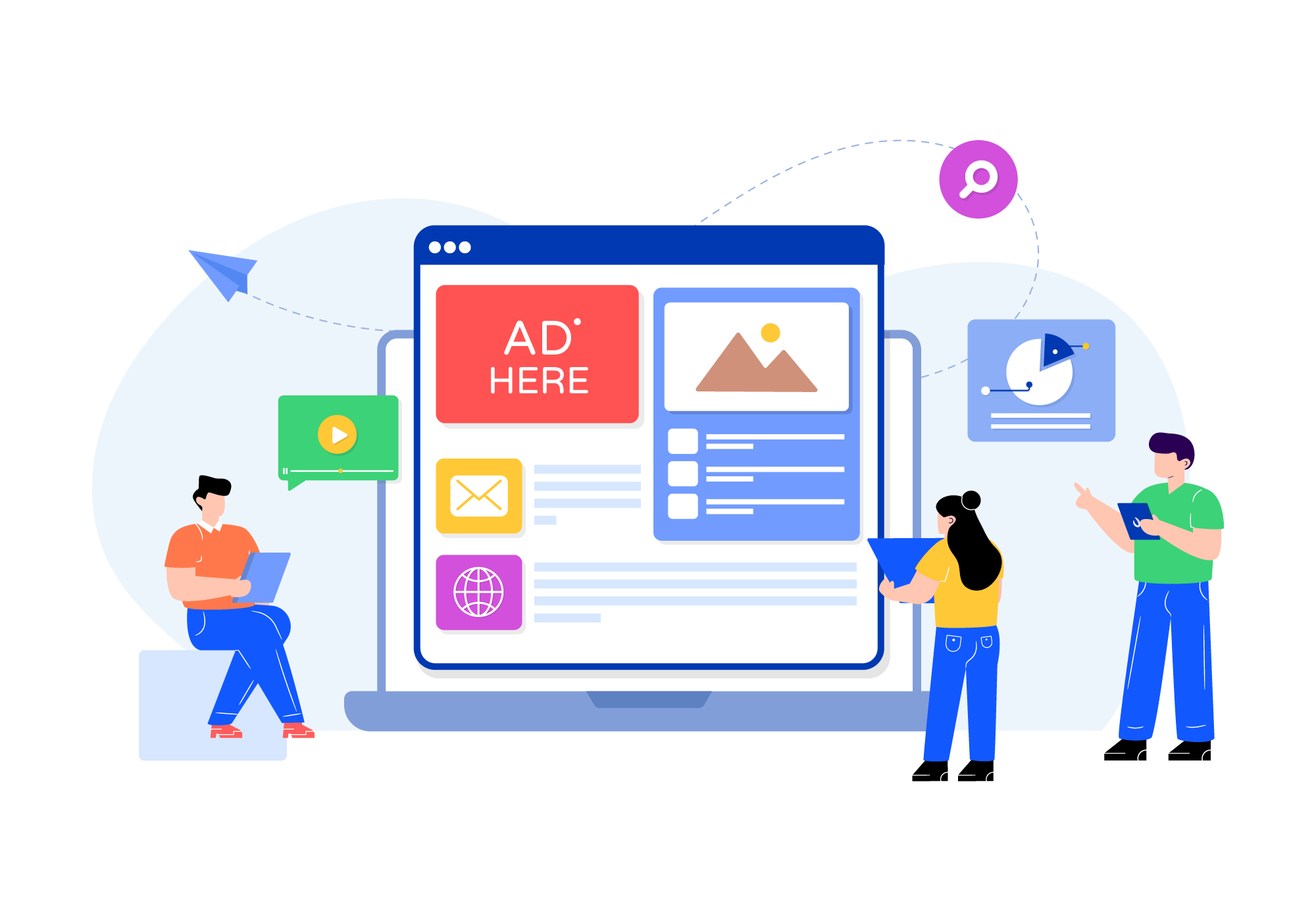 Digital advertising performance report and analytics